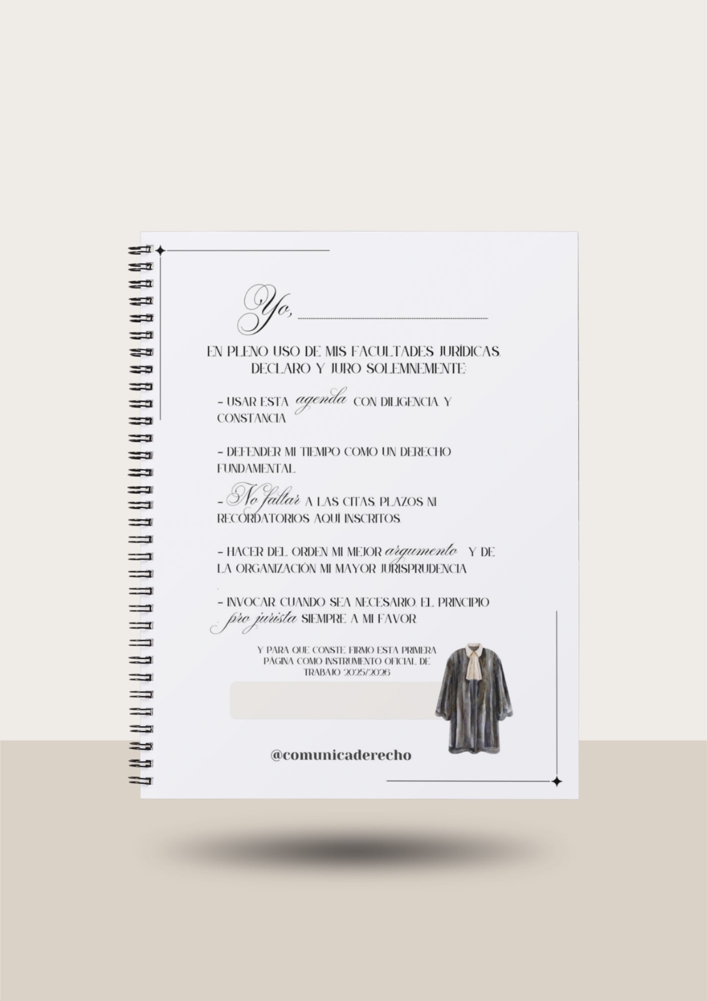 Agenda Jurídica 2025/2026 – Comunica Derecho