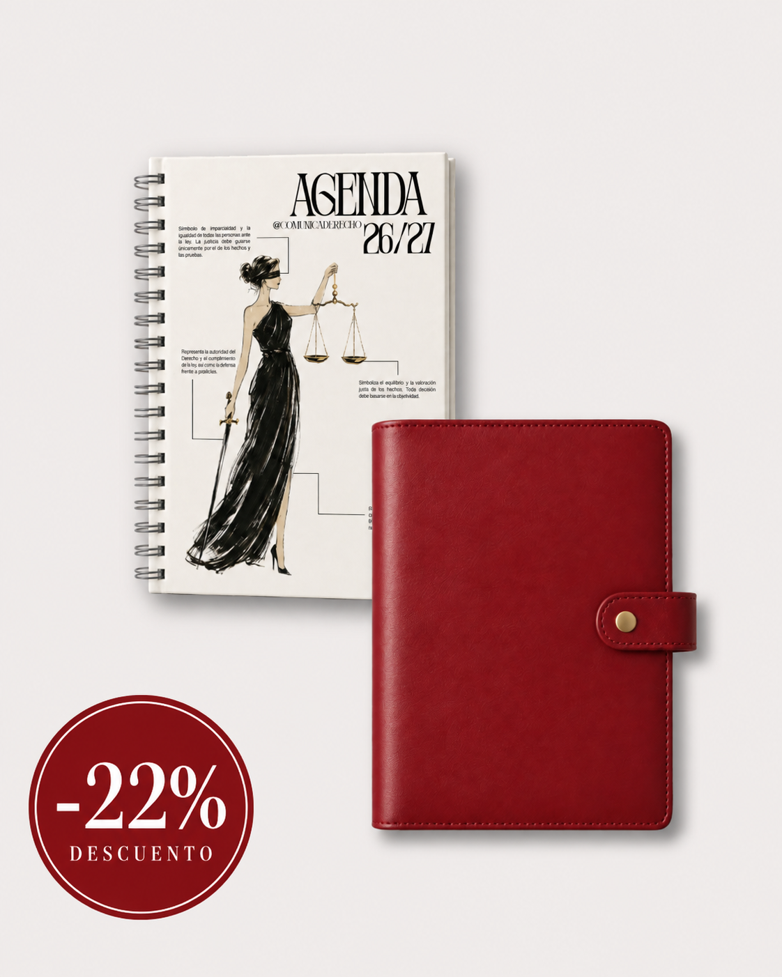Pack Comunica Derecho — Agenda 26/27 + "Planner Montmorency"