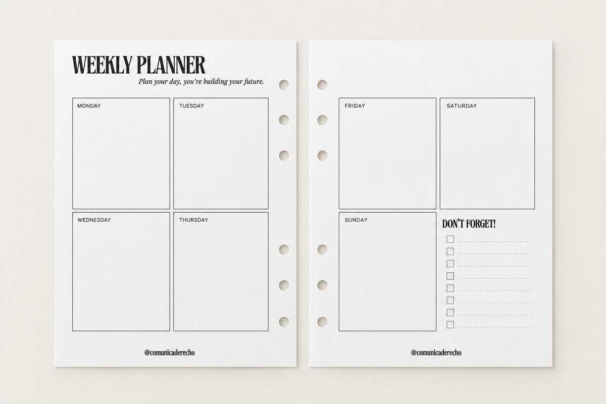 Planner "Montmorency" — Comunica Derecho