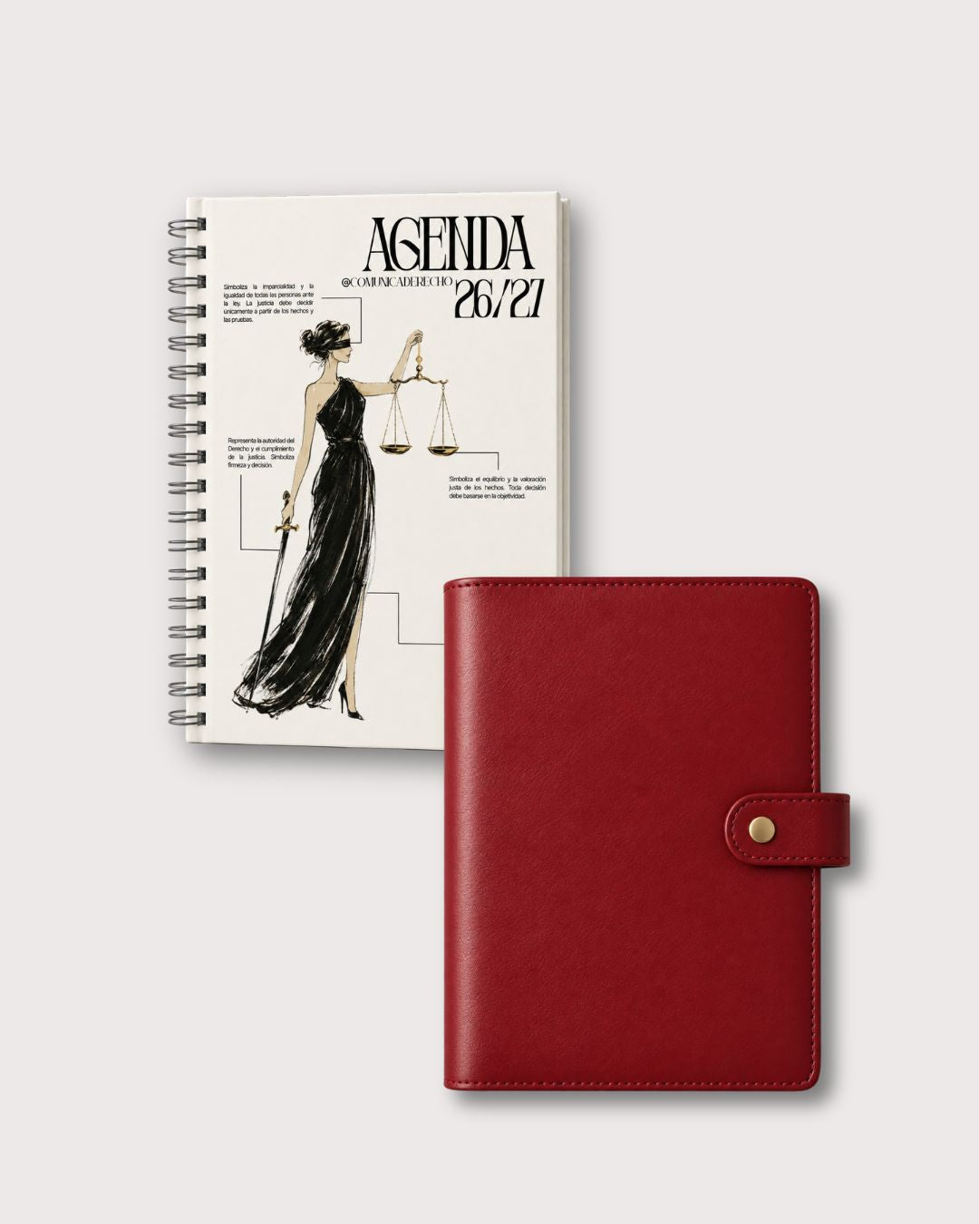 Pack Comunica Derecho — Agenda 26/27 + Planner "Montmorency"